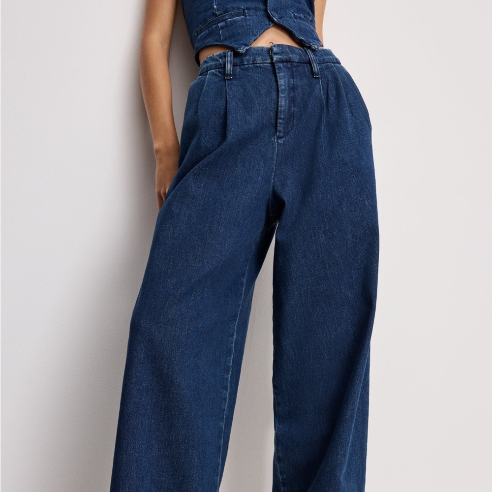 Good American Dark Blue Women Jeans